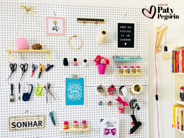 Pegboard Guia Completo Do Painel Perfurado Para Atelier