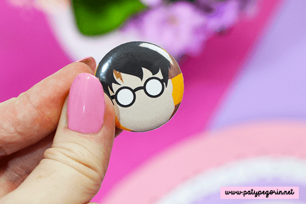 Como fazer button personalizado - Bottons personalizados - Botton do Harry Potter