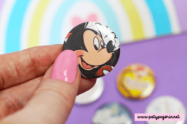 Como fazer button personalizado - Bottons personalizados - Botton do Mickey