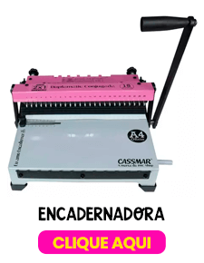 Encadernadora papelaria criativa