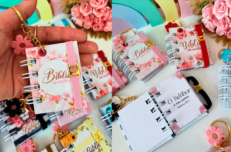 Lembrancinhas dia das mulheres - Mimo Dia da Mulher - Chaveiro