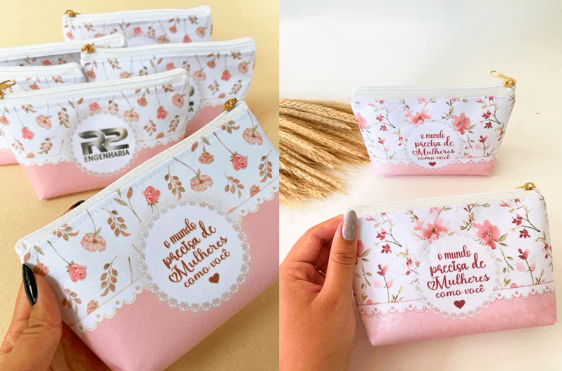 Lembrancinhas dia das mulheres - Mimo Dia da Mulher - Necessaire