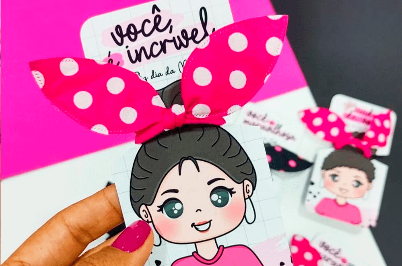 Lembrancinhas dia das mulheres - Mimo Dia da Mulher - Xuxinha