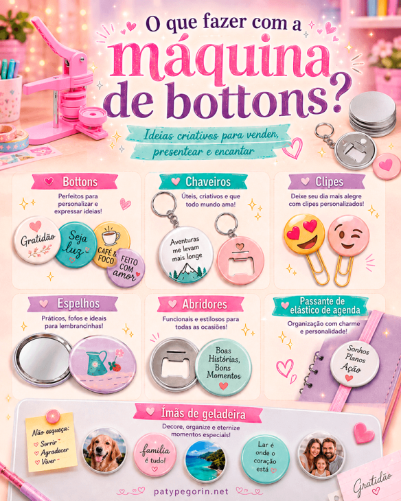 Máquina de Bottons 2 Anos Depois: Ainda Vale a Pena? O que fazer com máquina de bottons