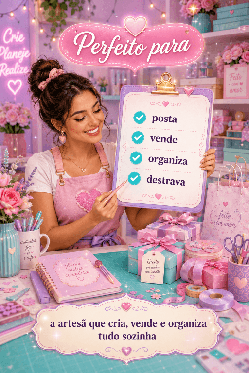 Ilustração com checklist de uso da Assistente Criativa